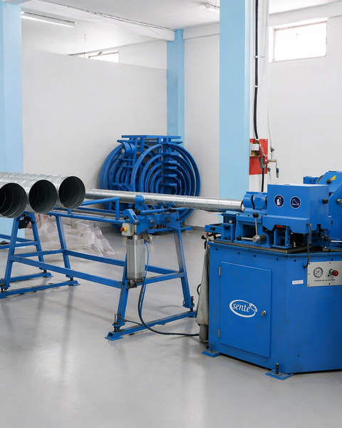 Machine à gaines spiralées